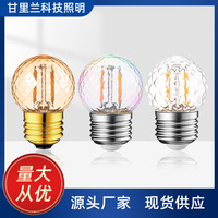 Lampe de golf LED Golden Base Diamond G40 1W 2200K 120V 230V G40 Dimmable Vintage Light
