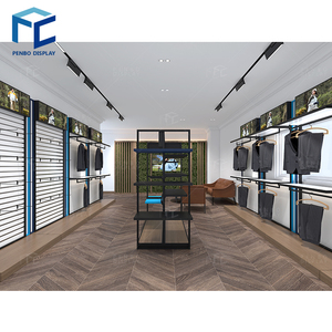 Hombres modernos Ropa Decoración Tienda Ropa Boutique Muebles Estantes Muebles para ropa Boutique - Product Image 4