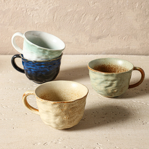 New Product Handmade Latte Art Mugs Glazed Ceramic Coffee Mug Set Gift Box - Product Image 3