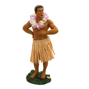 Résine hawaïenne Hula garçon tableau de bord poupée Hawaii danse garçon pour voiture tableau de bord Collection Figurines cadeaux Souvenir cadeau - Product Image 3