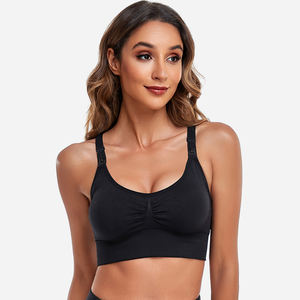 Toptan <span class=keywords><strong>M</strong></span> L XL üst açık klipsler annelik dikişsiz spor eller serbest meme pompalama hemşirelik emzirme sutyen - Product Image 5