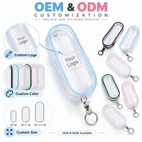 Étui de rangement transparent pour poupées en peluche de 15 cm - Sac de présentation anti-rayures avec porte-clés, boîte de rangement de voyage durable pour accessoires