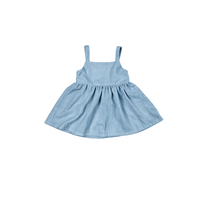 Robe à bretelles en coton pour bébé, mignonne, décontractée, d'été, pour petites filles, vêtements pour nourrissons et enfants