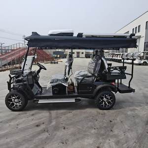 Carrito de golf eléctrico de alta gama con energía solar, 4+2 plazas, todoterreno - Product Image 4