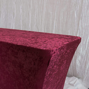 Vente en gros de couvertures de table rectangulaires en velours pour mariages bon prix décoration intérieure pour nappes et nappes - Product Image 1