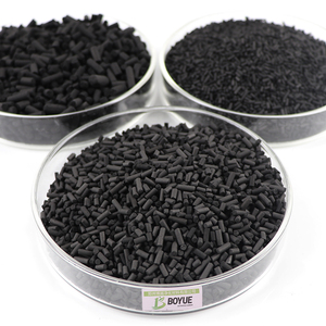 Charbon actif colonnaire imprégné de KI à 2,5 % à base de charbon, avec CTC 90 % et pureté de 99,9 % pour l'adsorption des polluants organiques - Product Image 1