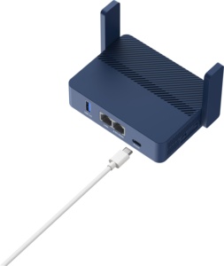 เราเตอร์สำหรับเดินทาง Wi-Fi 6 VPN เราเตอร์2.5g/5G Home LTE 2.5g WAN + Ge LAN 2402Mbps 5GHz + 574Mbps 2.4GHz - Product Image 3