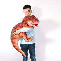 Marionnettes de dinosaures animatroniques en métal personnalisables Dino City pour parcs, maisons, garderies - Accessoires intérieurs/extérieurs