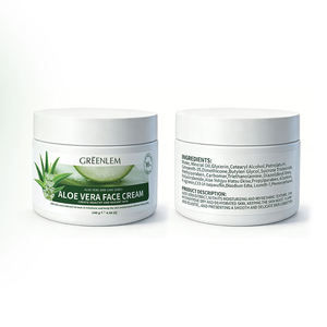 Crème Visage Apaisante à l'Aloe Vera Hydratante pour Peaux Sèches et Sensibles Soin Quotidien Nourrissant et Réparateur - Product Image 1
