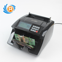Compteur de billets avec écran LCD UV/MG, machine de comptage multi-devises, détecteur de faux billets, compteur d'argent USD/EUR/TRY 2020