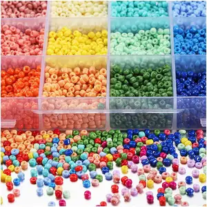 DIY Acrylic Color Jewelry Accessories plastic designer round glass For necklace and bracelet making Rose Beads