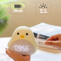 MEILLEUR mignon numérique temps oiseau tactile lumière réveil LED affichage veilleuse réveil pour chambre