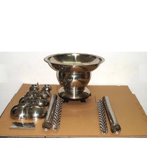 Fontaine à chocolat électrique à double tête, machine à faire fondre pour mariage, fête, usage commercial, 4 étages, double <span class=keywords><strong>tour</strong></span>, acier inoxydable - Product Image 2