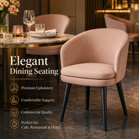 Fauteuil de salon rembourré moderne pour restaurant, hôtel, café, bar, salon, bureau, mobilier commercial