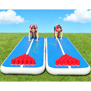 Tappeto Gonfiabile per Team Building, Gioco d'Acqua Scivolo e Salto, Pista Ermetica DWF per <span class=keywords><strong>Ginnastica</strong></span>, Tappetino Gonfiabile per Eventi all'Aperto - Product Image 2
