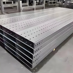 Khay cáp lưới thép nhôm đục lỗ, sản xuất trực tiếp tại nhà máy, đạt chứng nhận CE, dùng cho công nghiệp - Product Image 4