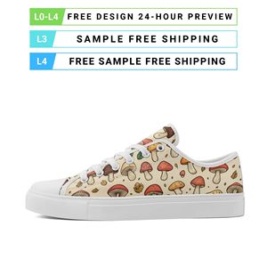 Custom Logo Print Vulcanized Walking <strong>Shoes</strong> OEM/ODM Low Top Classic Canvas Sneakers For Men Women All Seasons Comfort - Product Image 3