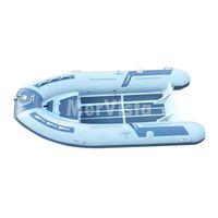 Bateau semi-rigide de 12 pieds en Hypalon, bateau semi-rigide en aluminium, barche alluminio cinesi rib 360