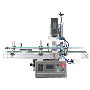 Machines de capsulage automatiques pneumatiques de bureau pour bouteilles rondes en plastique, pour boissons, eau et aliments, pour bouteilles en verre - Product Image 2
