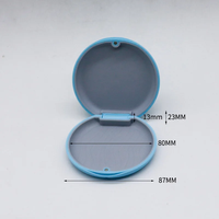 Boîte d'aligneur dentaire miniature colorée UM Medical, boîte de rétention magnétique mince et mignonne pour orthodontie, miroir, logo personnalisé, aimant en fer ABS
