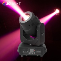 Projecteur de scène professionnel Aura 3-en-1 Lyre Beam 200W 6000K Ra90 IP33 DMX512/activation sonore 8 couleurs Beam Spot Wash pour discothèque