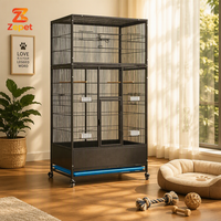 Nouvelle Cage d'élevage en Métal Grande Taille pour Perroquets et Pigeons, Compatible Canaris, Design Durable et Écologique