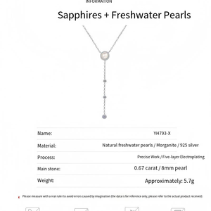 Collar con Colgante de Moissanita en Forma de Corazón de 0.67ct, Chapado en Platino sobre Plata S925, Diseño de Lujo Moderno para Fiestas, Marca KAHOOT - Product Image 6
