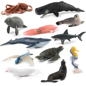 Crianças plástico educacional oceano simulação animais figuras PVC mar animal figura animal modelo brinquedos