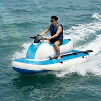 Bateau électrique de luxe personnalisé en usine avec moteur automatique et radeau gonflable flottant pour piscine
