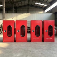 Armoire de rangement pour tuyau d'incendie en acier au carbone Jinkai avec fenêtre de visualisation, protection incendie, revêtement en poudre, durable et flexible
