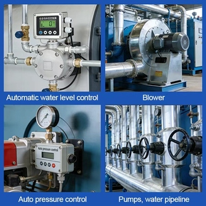 Chaudière à vapeur industrielle à biomasse DZL, chaudière à vapeur à tubes de feu à granulés/<span class=keywords><strong>charbon</strong></span>, 0,5-20 tonnes/h, chaudière à vapeur horizontale, <span class=keywords><strong>prix</strong></span> - Product Image 2