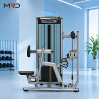Máquina de remo sentado con selector comercial para entrenamiento de fuerza de espalda y parte superior del cuerpo para gimnasios y clubes de fitness
