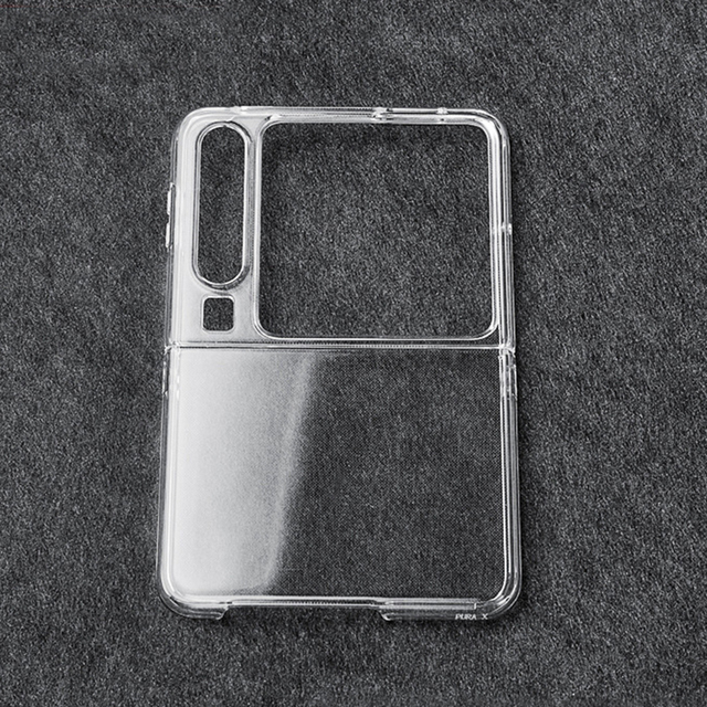 Crystal Clear Hard PC Phone Cases for Huawei Pura X Folding Glossy Transparent Mobile Back Covers for Huawei P60 P50 Pocket