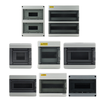 Boîtier de distribution électrique extérieur étanche IP65 HT-5 voies pour disjoncteurs, en plastique ABS, pour montage sur panneau PV, modèle HT-8