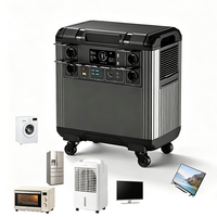 Générateur solaire portable léger 3000W 5376Wh LiFePO4 avec onduleur à onde sinusoïdale pure MPPT pour la sauvegarde à domicile