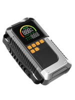 4-in-1 Compact Rescue Station 8000mAh Power Bank Tire Inflator LED Light for Apartment Parking and Garages