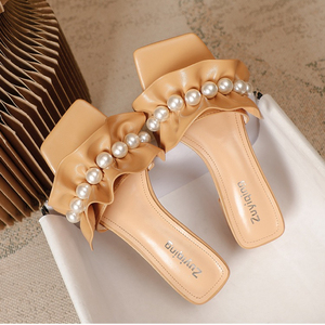 2025 Summer Large Size Sandalias De Crystal Rhinestones Toe Ring Cute Trending Slipper Slides <b>Sandals</b> - Product Image 3