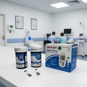 <span class=keywords><strong>Bandelettes</strong></span> de test de glycémie 100 unités Prix Sinocare Safe Accu - Product Image 1