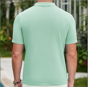 <span class=keywords><strong>Cardigan</strong></span> a maniche corte da uomo con risvolto Casual lavorato a maglia da uomo - Product Image 4