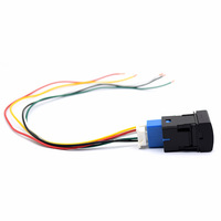 Interrupteur Carré à Bouton Poussoir ABS 2024 Tacoma, Boutons Auxiliaires avec Symbole Gravé au Laser pour Nouveaux Prado et Yota Tacoma