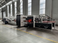 Machine automatique Oray de pliage, collage et couture de boîtes en carton avec garantie d'un an pour l'emballage logistique et l'exportation de carton ondulé