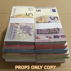 Paquete de 100 <span class=keywords><strong>Billetes</strong></span> de Dólares Europeos de Papel, Realistas, para Efectos Cinematográficos, de <span class=keywords><strong>5</strong></span>, 10, 20, 50, 100, 200, 500, para Halloween y Navidad, Sin Logotipo/Gráficos - Product Image 1