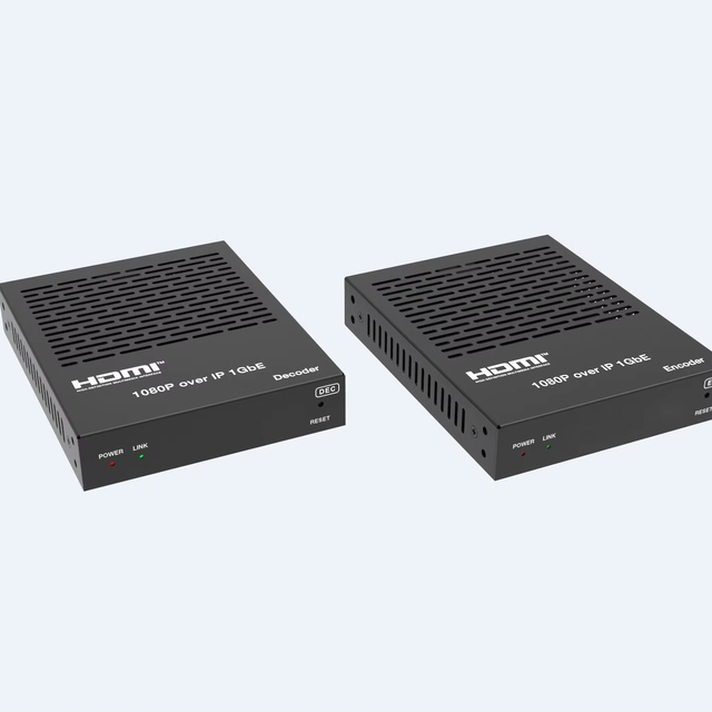1080P HDMI Over IP 100M/1GbE with Video Wall Processing AV Over IP HDMI Encoder Decoder HDMI 1.3/HDCP1.4/RS-232/Audio/POE