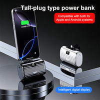 Batterie externe portable mini TDX TJ26 10000mAh 20W/15W à charge rapide Type-C avec affichage numérique et sorties USB universelles