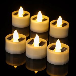Venta al por Mayor de Velas de Té LED Mini de Plástico con Tapa de Tela, Funcionan con Pilas, sin Llama, Decoración Navideña - Product Image 1