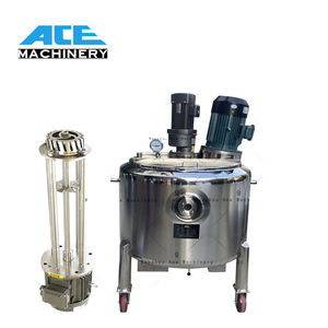 Mezclador Homogeneizador de Reactor de 1000L con Tanque Agitador para Fabricación de Jabón Líquido, Champú, Loción, Gel, Máquina Mezcladora con Calentamiento Eléctrico - Product Image 6