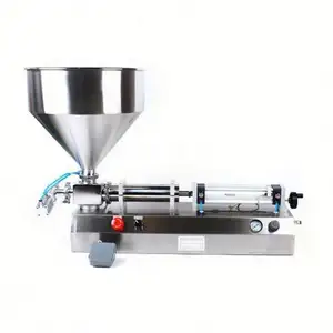 Hot Sale 100-1000ml G1WG Horizontal Semi-automatic Pneumatic Liquid Filling Machine