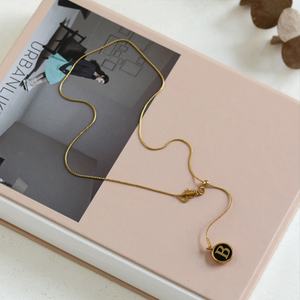 Collar de Borlas de Acero Inoxidable Chapado en Oro de 18K Estilo Europeo-Americano para Mujer, Cadena Sencilla Personalizada para Clavícula, Ideal para Bodas y Fiestas - Product Image 4