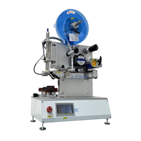 Applicateur d'étiquettes semi-automatique de haute précision pour bureau industriel, en bois, pour PCB, adaptateur de batterie, matériel électronique