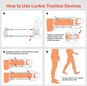 Produits de sexe transfrontalier chaud mâle Traction pénienne et appareil d'étirement Support en métal Phallus Correction produits homme jouets - Product Image 5